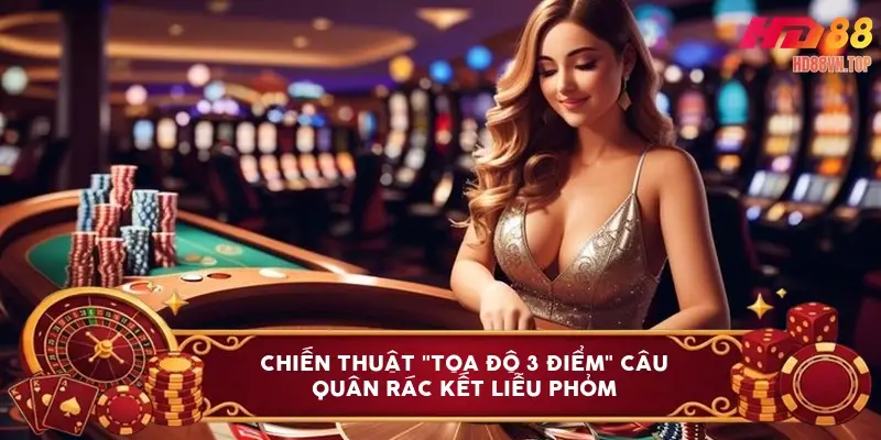 Chiến thuật "Tọa độ 3 điểm" câu quân rác kết liễu Phỏm